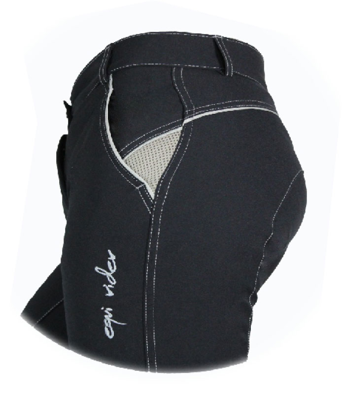 Dámske rajtky, silikon grip na kolenách, EQUI RIDER