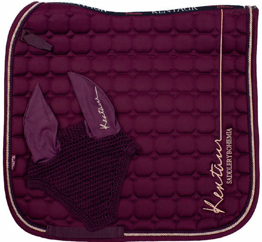 Drezúrne podsedlová dečka set + ušane Kentaur