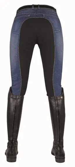 Letné dámske rajtky DENIM, 3/4 sed Alos - dopredaj
