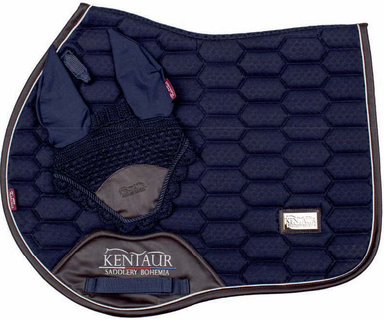 Dečka pod sedlo + ušaňa, set, Kentaur 40586