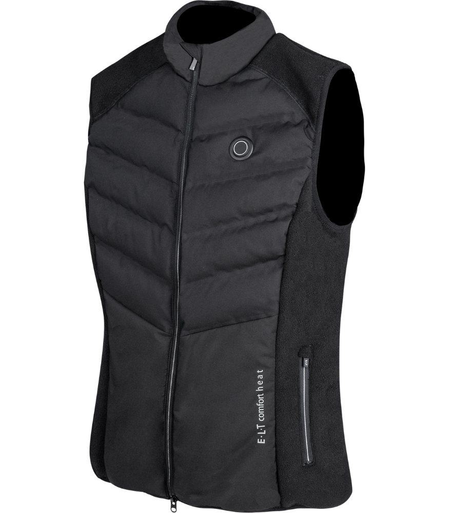 Vyhrievaná jazdecká vesta E·L·T Comfort Heat – čierna