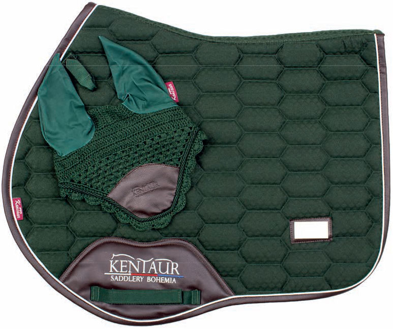 Dečka pod sedlo + ušaňa, set, Kentaur 40586