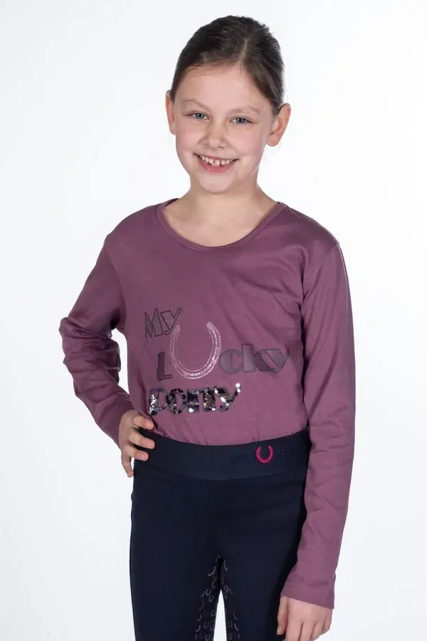 Detské tričko s dlhým rukávom Alva Print