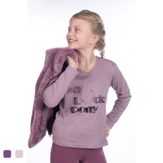 Detské tričko s dlhým rukávom Alva Print